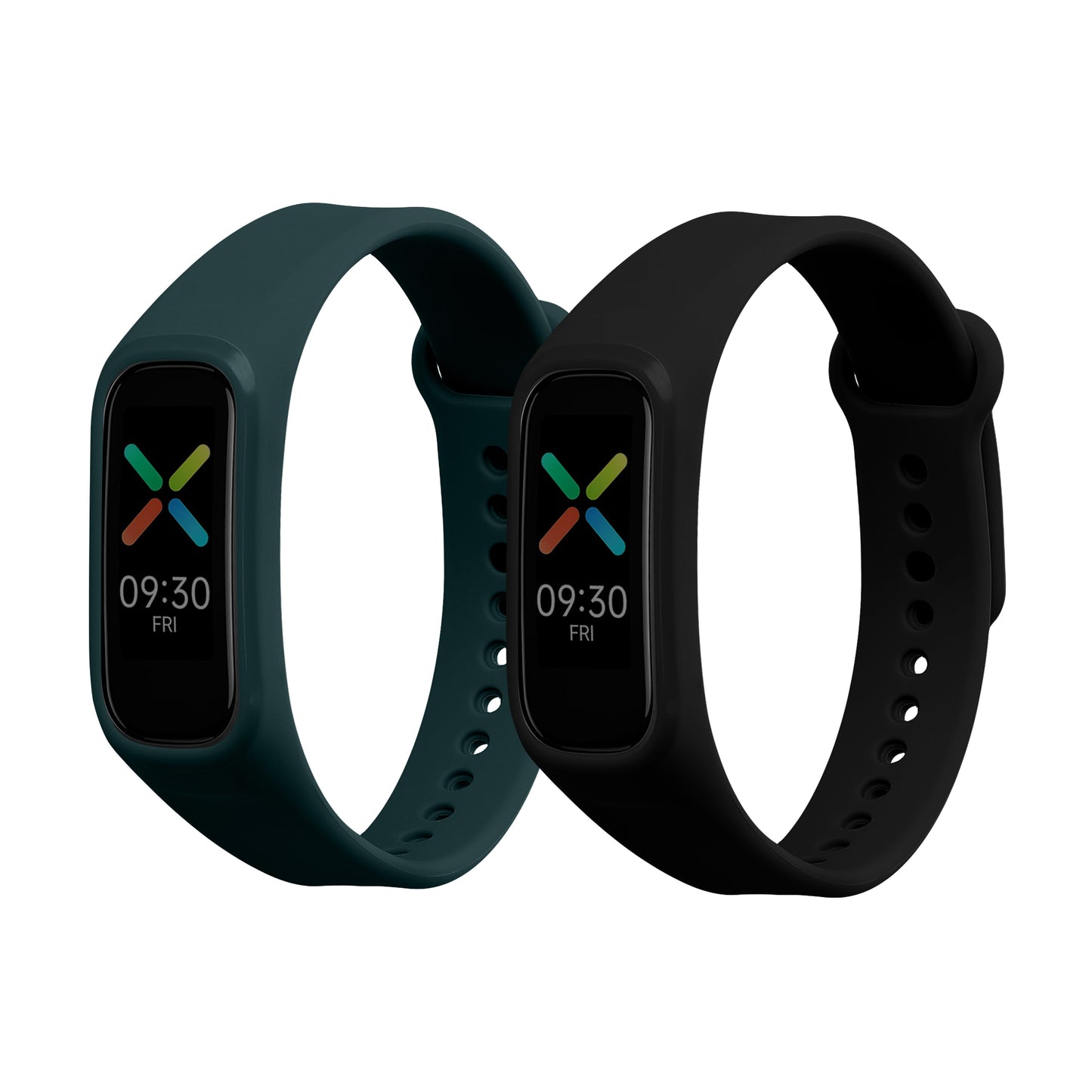 kwmobile Watch Strap for Oppo Band Sport Bracelet Fitness Tracker Band Set Replacement Strap Smartwatch