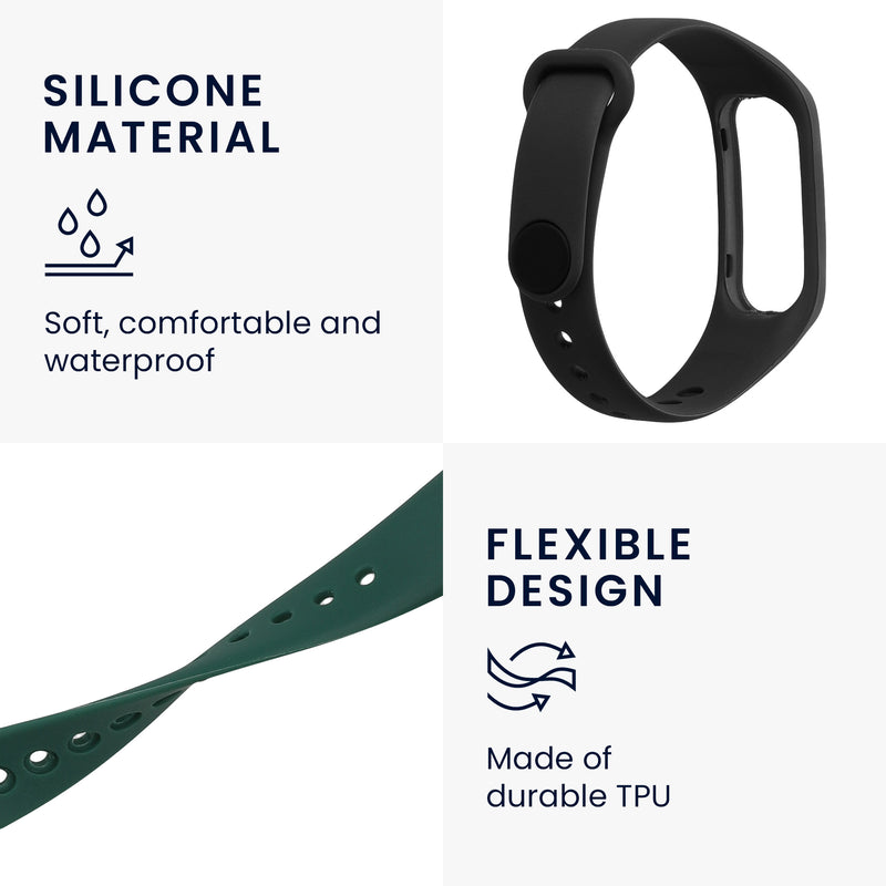 kwmobile Watch Strap for Oppo Band Sport Bracelet Fitness Tracker Band Set Replacement Strap Smartwatch