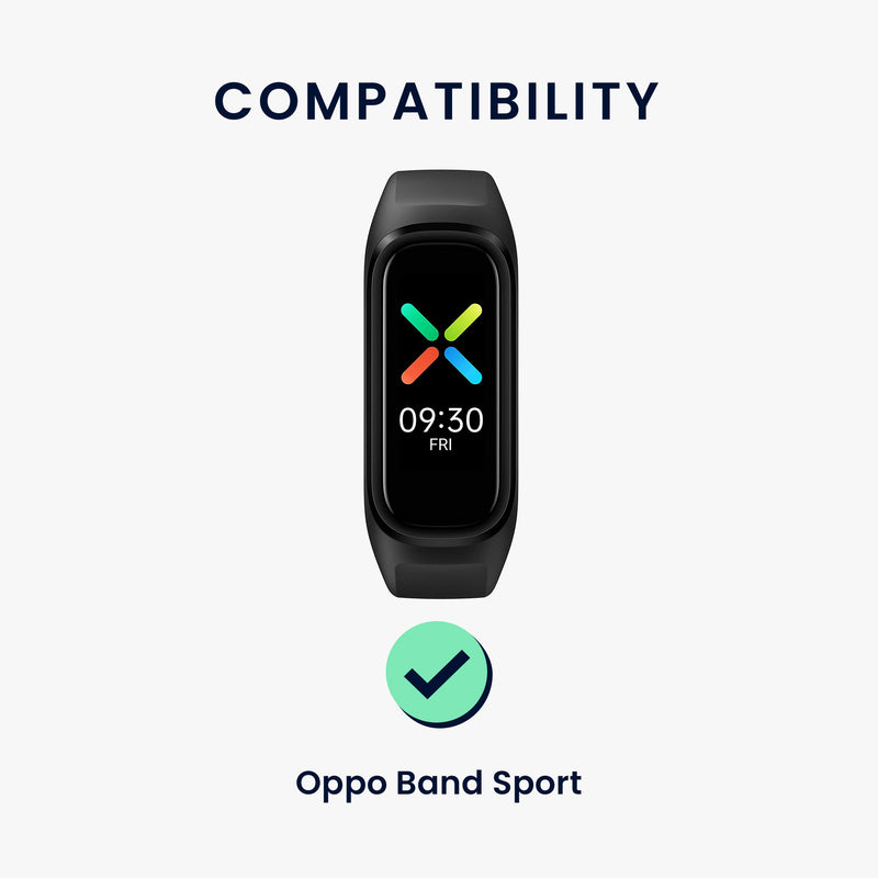kwmobile Watch Strap for Oppo Band Sport Bracelet Fitness Tracker Band Set Replacement Strap Smartwatch