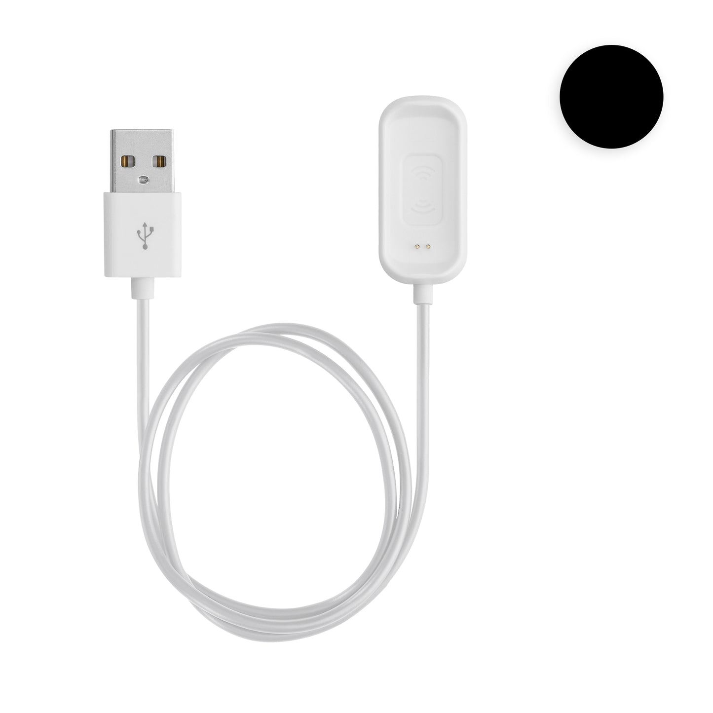 kwmobile USB Kabel Charger kompatibel mit Oppo Band Sport Ladekabel - Smart Watch Ersatzkabel - Fitnesstracker Aufladekabel in Schwarz Schwarz  