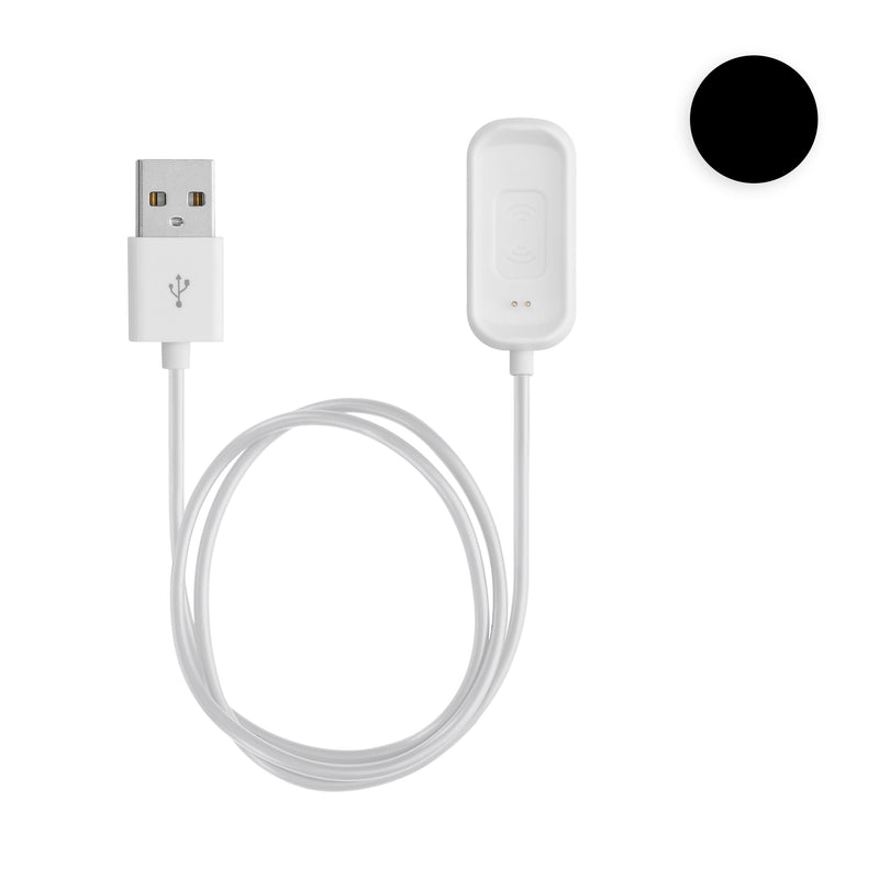 kwmobile USB Kabel Charger kompatibel mit Oppo Band Sport Ladekabel - Smart Watch Ersatzkabel - Fitnesstracker Aufladekabel in Schwarz Schwarz  