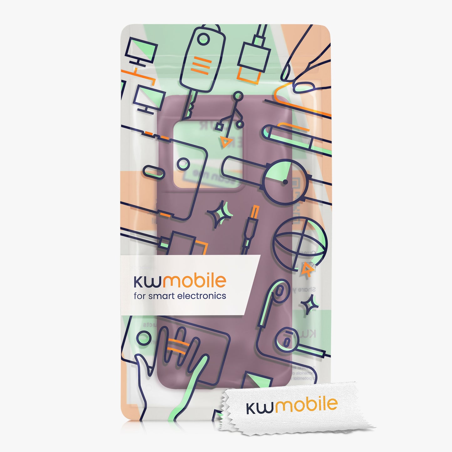 kwmobile Cell Phone Case for OnePlus 10 Pro 5G Case - Silicone - Wireless Charging - Protective Cover