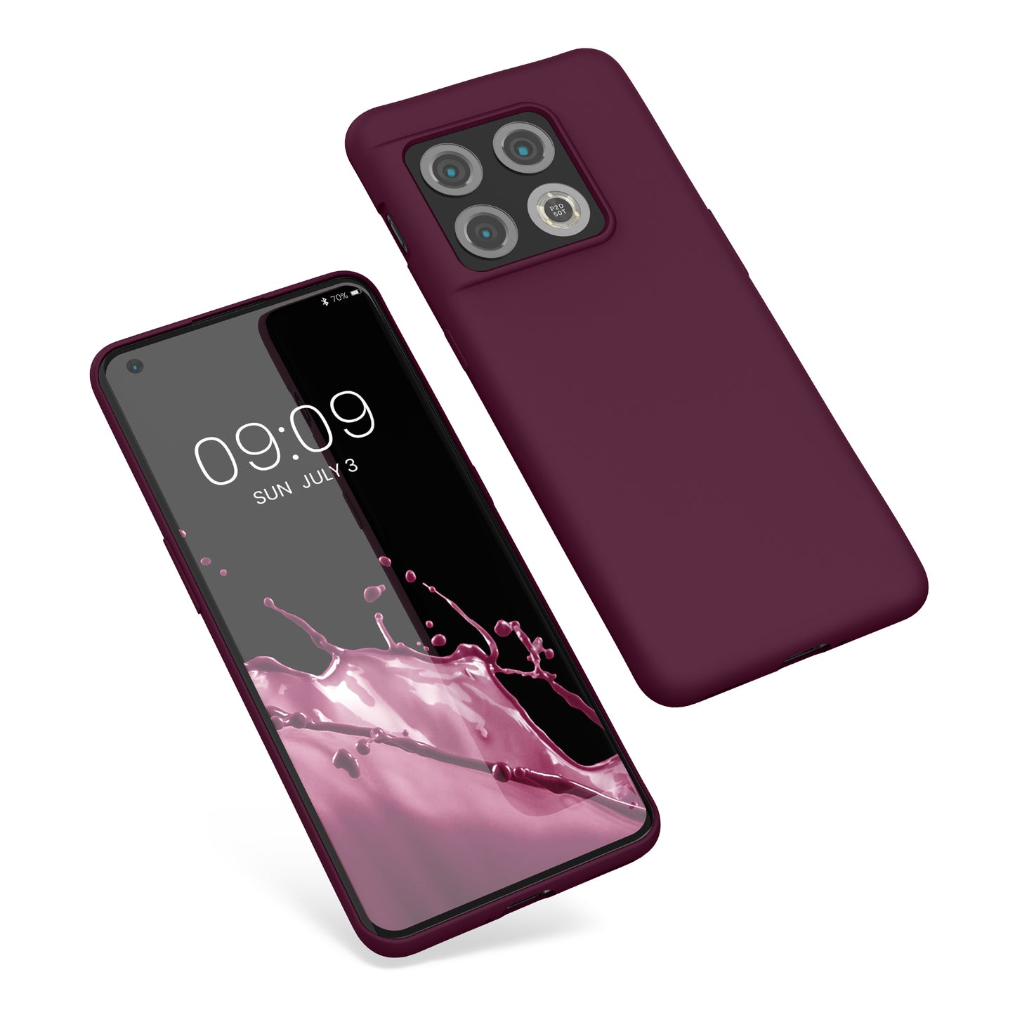 kwmobile Cell Phone Case for OnePlus 10 Pro 5G Case - Silicone - Wireless Charging - Protective Cover