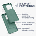 kwmobile Cell Phone Case for OnePlus 10 Pro 5G Case - Silicone - Wireless Charging - Protective Cover