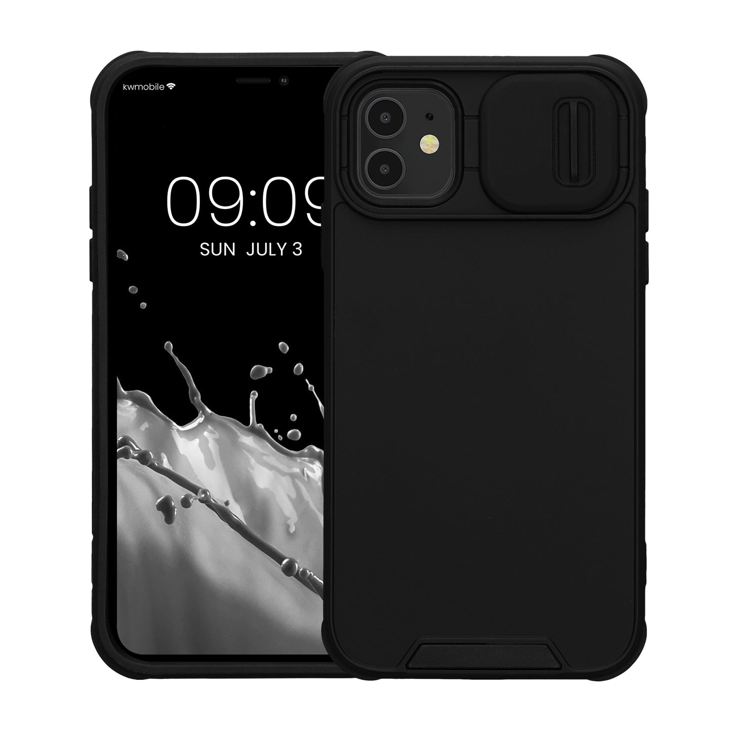 Phone case with sliding camera cover