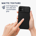 Phone case with sliding camera cover
