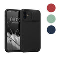 kwmobile Handyhülle kompatibel mit Apple iPhone 11 - Hardcase mit Kameraschutz - Bumper in Schwarz Schwarz  
