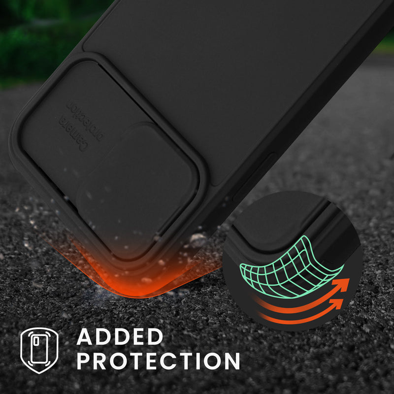 kwmobile Phone Case compatible with Apple iPhone 12 - Hard Case with Camera Protection - Bumper