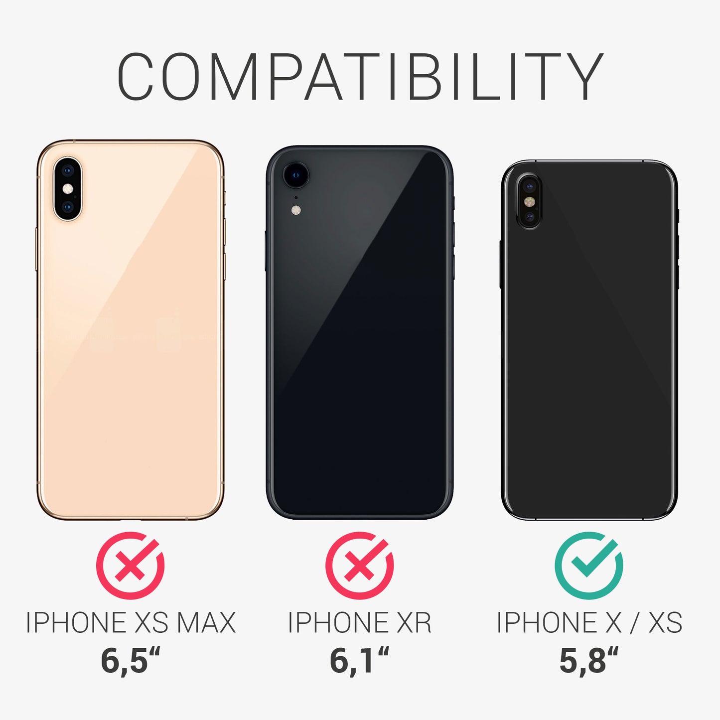 Case compatible with Apple iPhone X / XS