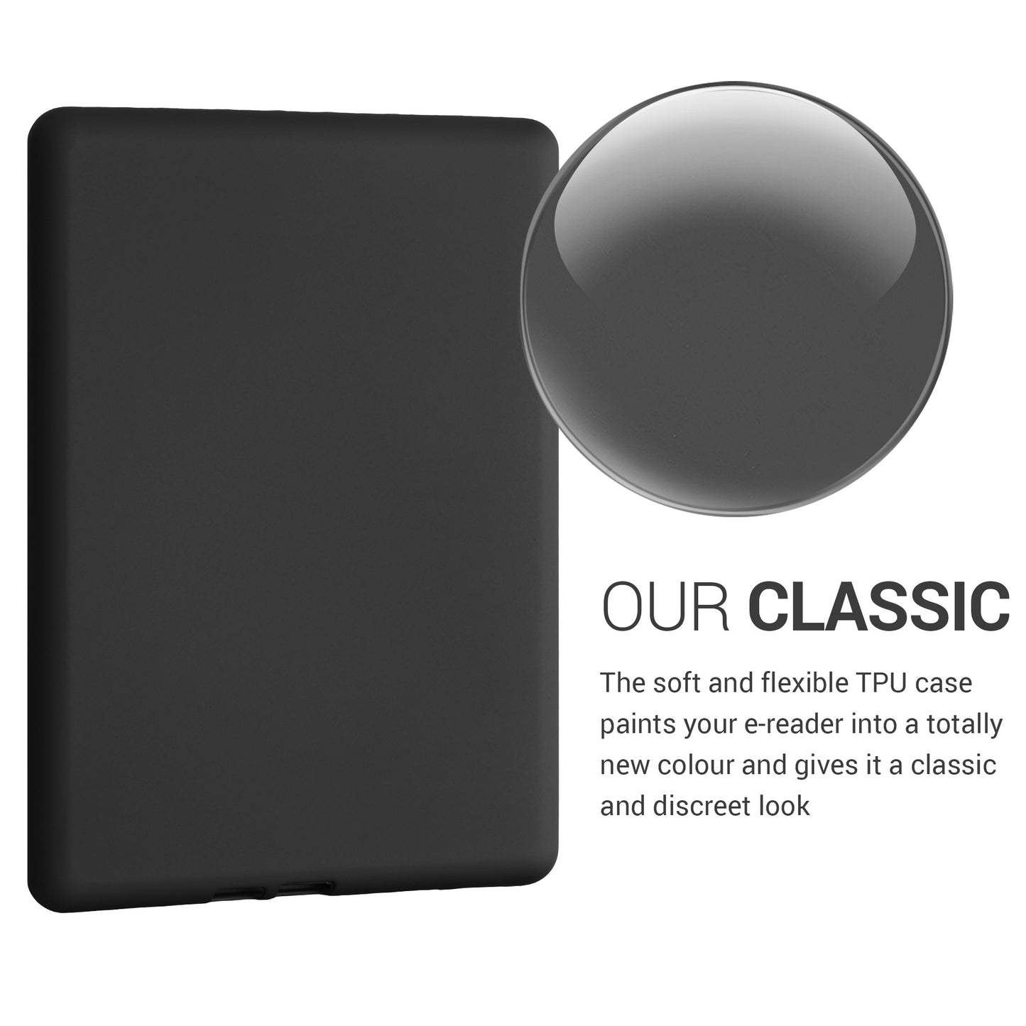 kwmobile Case Compatible with Amazon Kindle Paperwhite 11th Generation 2021 eReader Cover Case Protective Case
