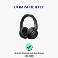 kwmobile Ear Pads for Anker Soundcore Life Q35 / Q30 Earpads Replacement Ear Pads Headphone Replacement Parts Headphone Replacement Cushions for Over-Ear Headphones