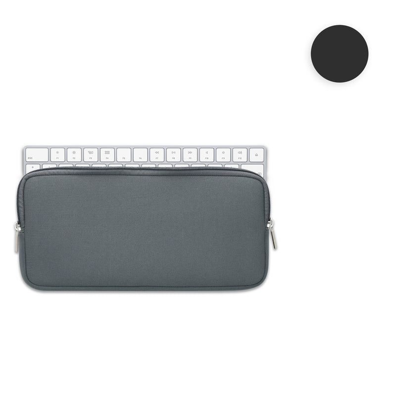 kwmobile Tastatur-Hülle kompatibel mit Logitech K380 - Neopren Schutzhülle Case Tasche für Tastatur - Neoprentasche für Keyboard - Schwarz Schwarz  