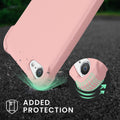 kwmobile Case Compatible with Apple iPod Touch 6G / 7G (6th and 7th Generation) - Cover with Lanyard - Silicone Protective Case
