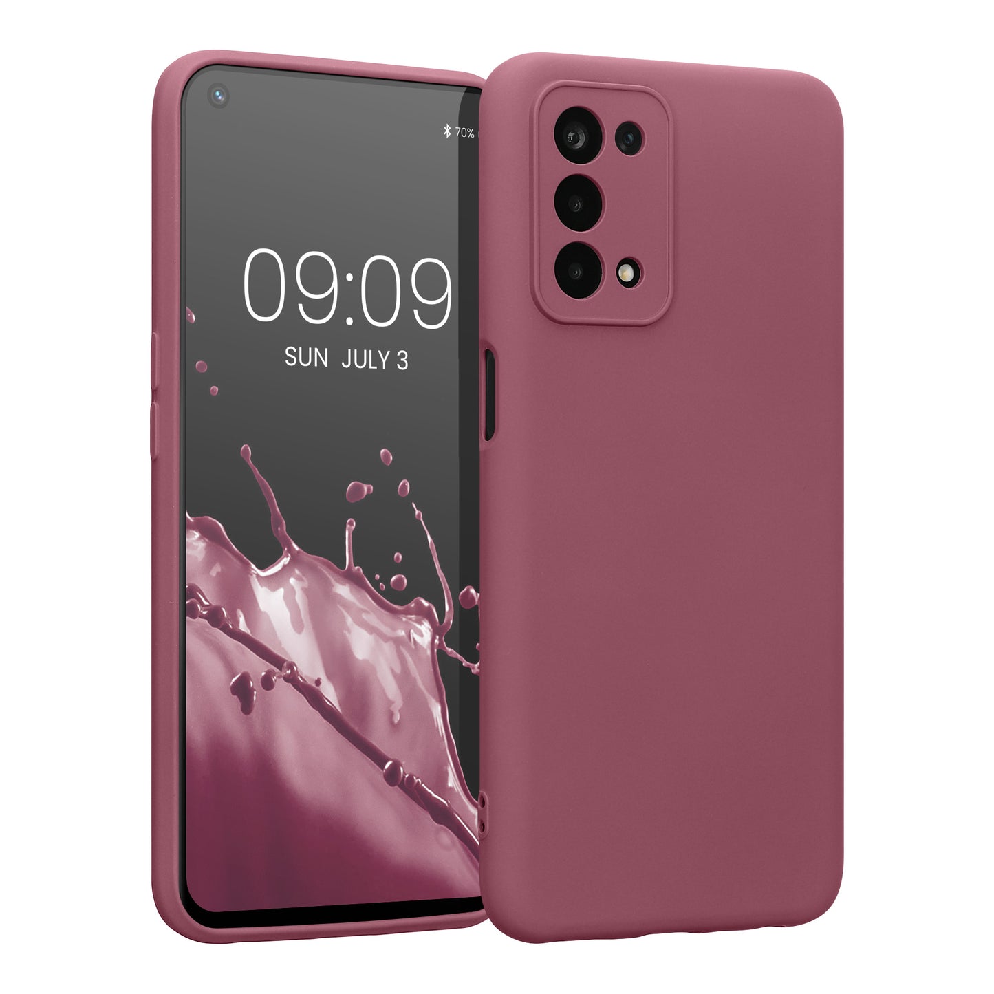 kwmobile Slim Case Compatible with Oppo A74 (5G) / A54 (5G) Cover - Silicone Phone Case