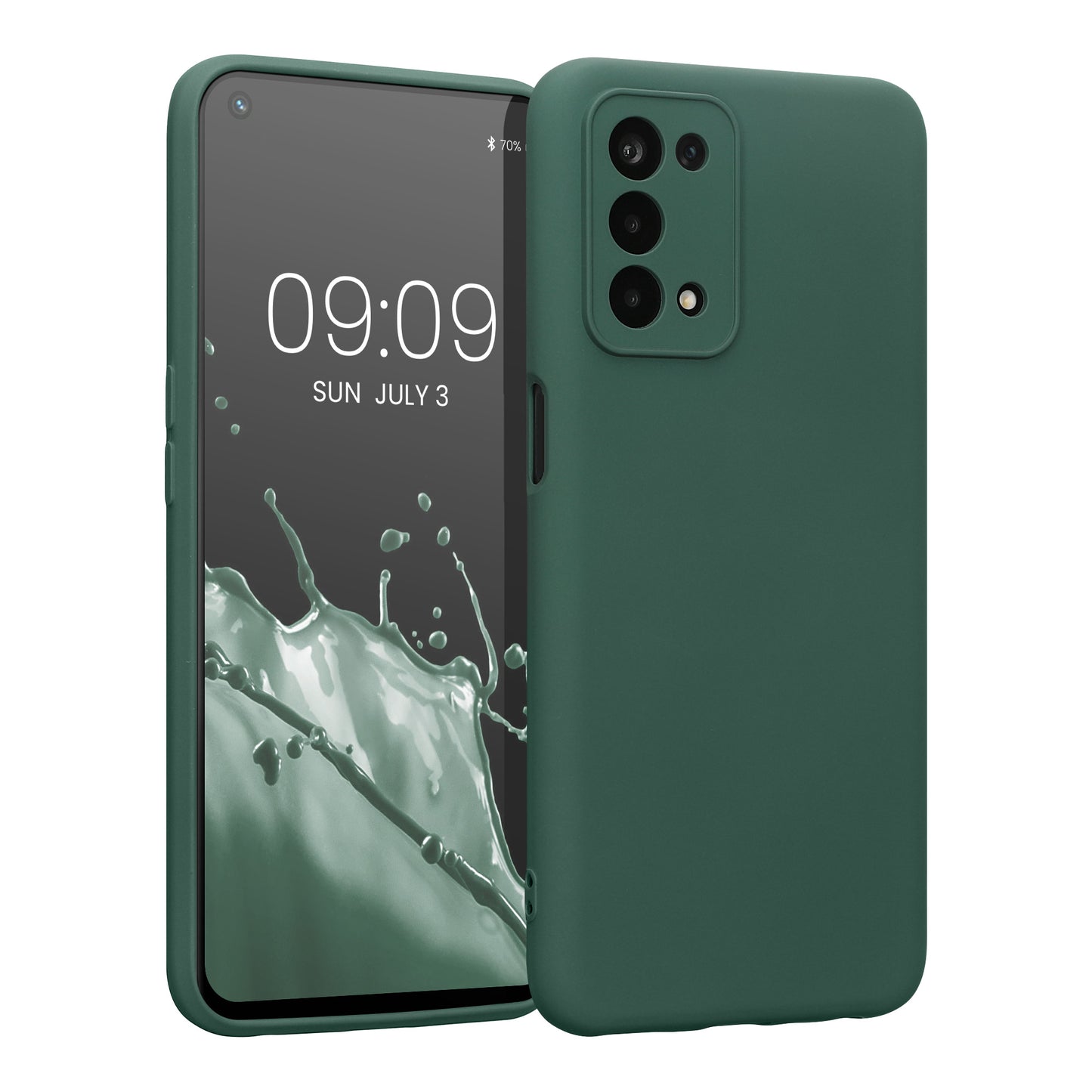 kwmobile Slim Case Compatible with Oppo A74 (5G) / A54 (5G) Cover - Silicone Phone Case