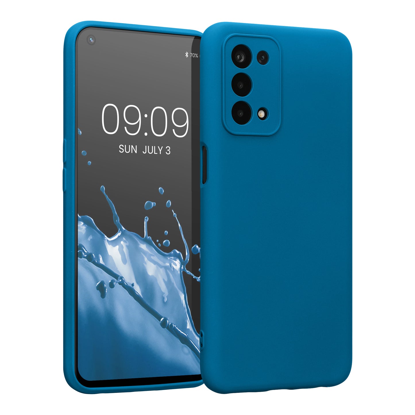 kwmobile Slim Case Compatible with Oppo A74 (5G) / A54 (5G) Cover - Silicone Phone Case