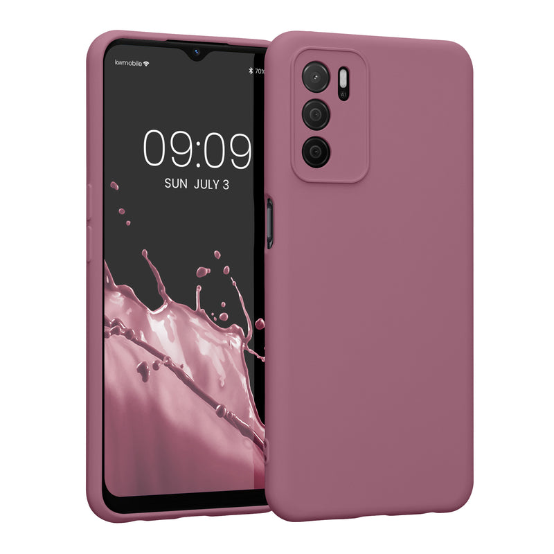 kwmobile Slim Case Compatible with Oppo A16 / A16s / A54s - Silicone Phone Cover