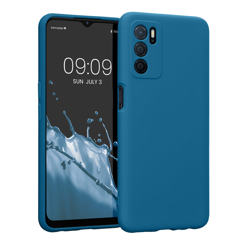 kwmobile Slim Case Compatible with Oppo A16 / A16s / A54s - Silicone Phone Cover