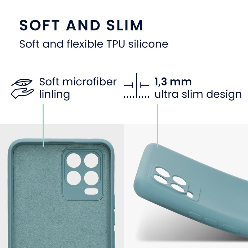 kwmobile Slim Case compatible with Realme 8 / 8 Pro Cover