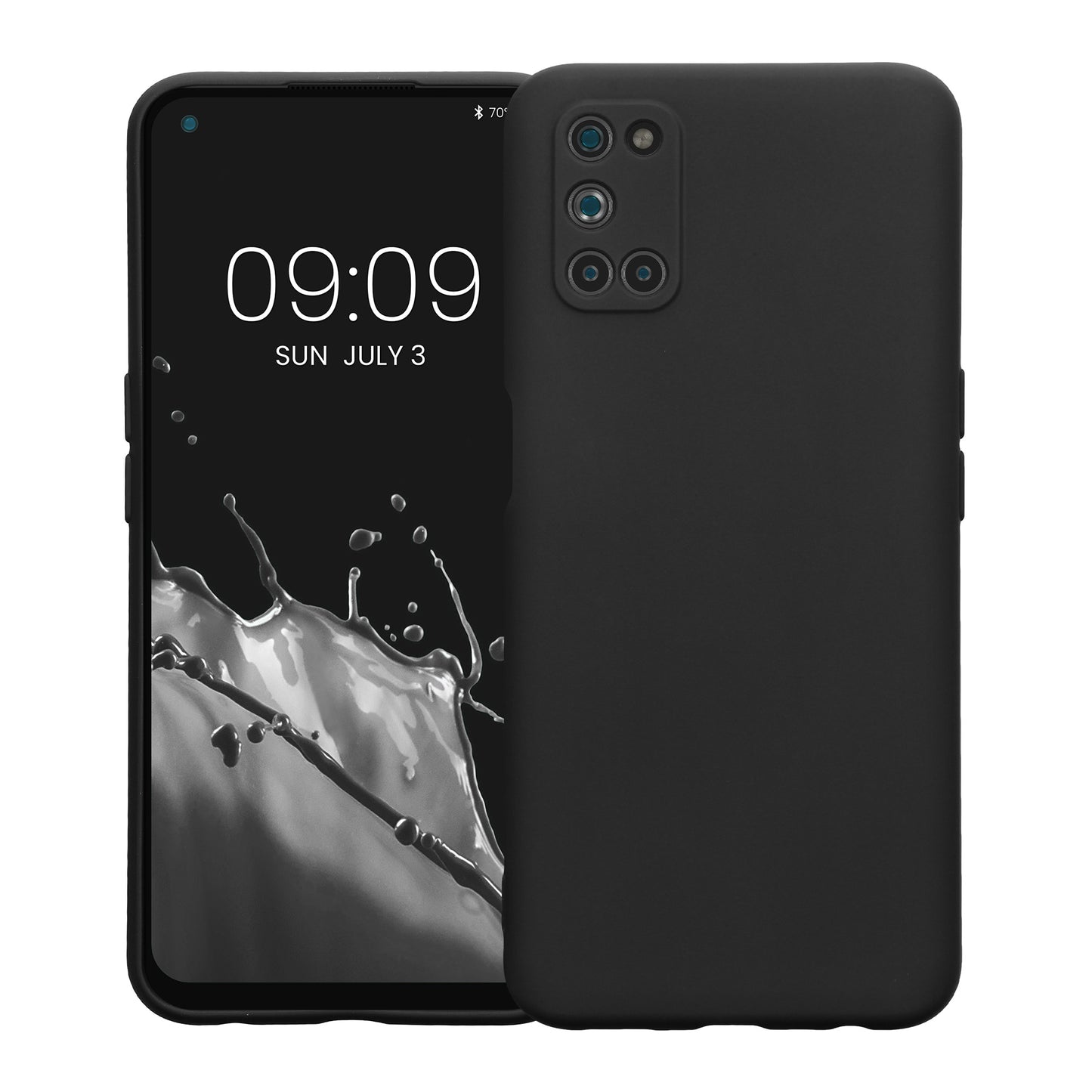 kwmobile Slim Case Compatible with Oppo A52 / A72 (4G) Cover - Silicone Phone Case