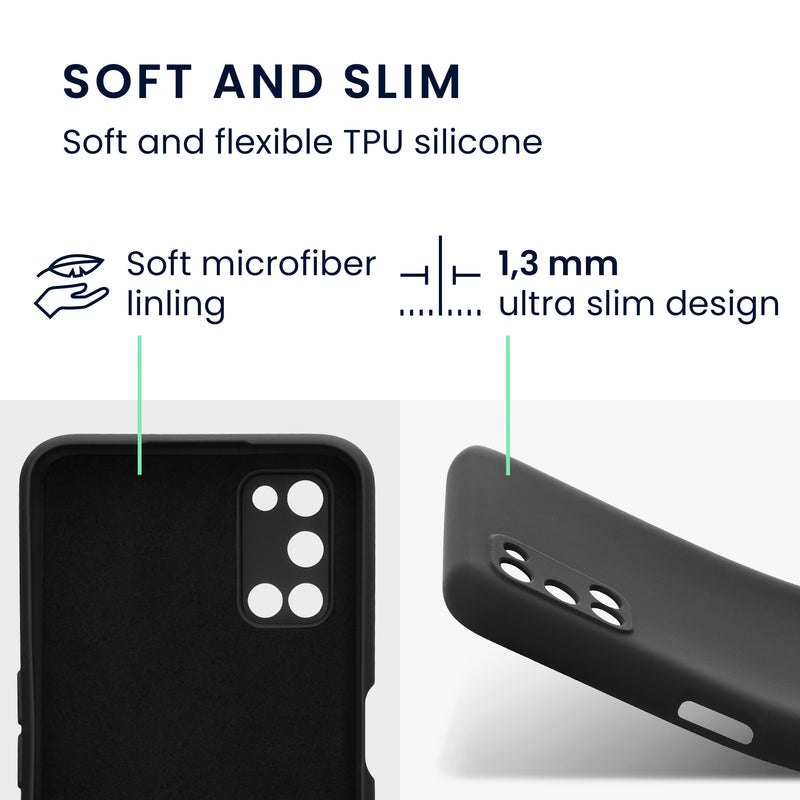 kwmobile Slim Case Compatible with Oppo A52 / A72 (4G) Cover - Silicone Phone Case