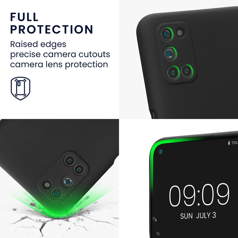 kwmobile Slim Case Compatible with Oppo A52 / A72 (4G) Cover - Silicone Phone Case