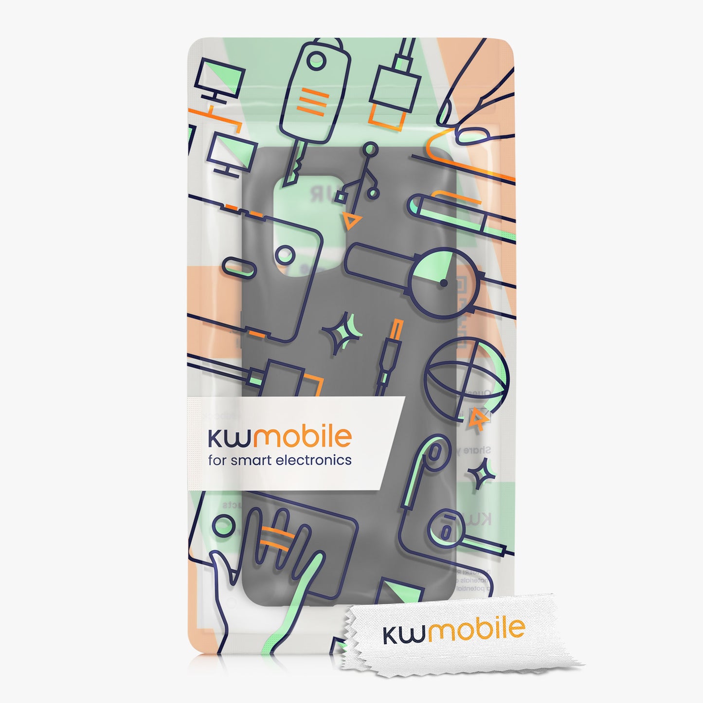 kwmobile Phone Case for Oppo Find X5 (5G) - Silicone Cover - Wireless Charging Compatible - Protective Cover
