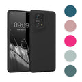 kwmobile Hülle kompatibel mit Oppo Find X5 (5G) Hülle - Silikon Handy Case - Handyhülle weiche Oberfläche - kabelloses Laden - Fruity Orange Fruity Orange  