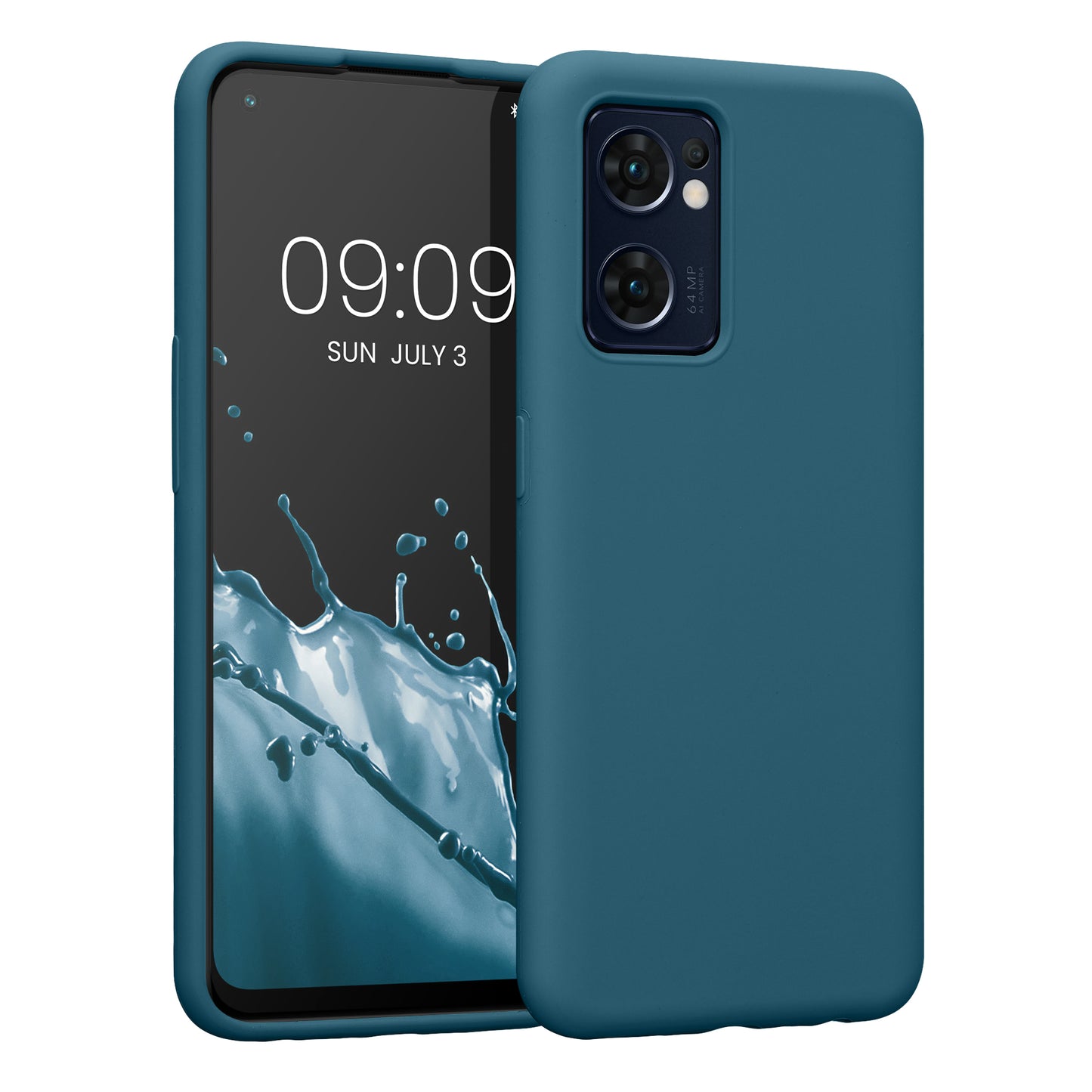 kwmobile Phone Case for Oppo Find X5 Lite Cover Case Silicone Wireless Charging Protective Cover