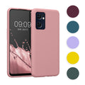 kwmobile Hülle kompatibel mit Oppo Find X5 Lite Hülle - Silikon Handy Case - Handyhülle weiche Oberfläche - kabelloses Laden - Petrol matt Petrol matt  