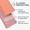 kwmobile Phone Case for Oppo Find X5 Lite Cover Case Silicone Wireless Charging Protective Cover