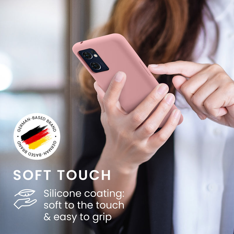 kwmobile Phone Case for Oppo Find X5 Lite Cover Case Silicone Wireless Charging Protective Cover