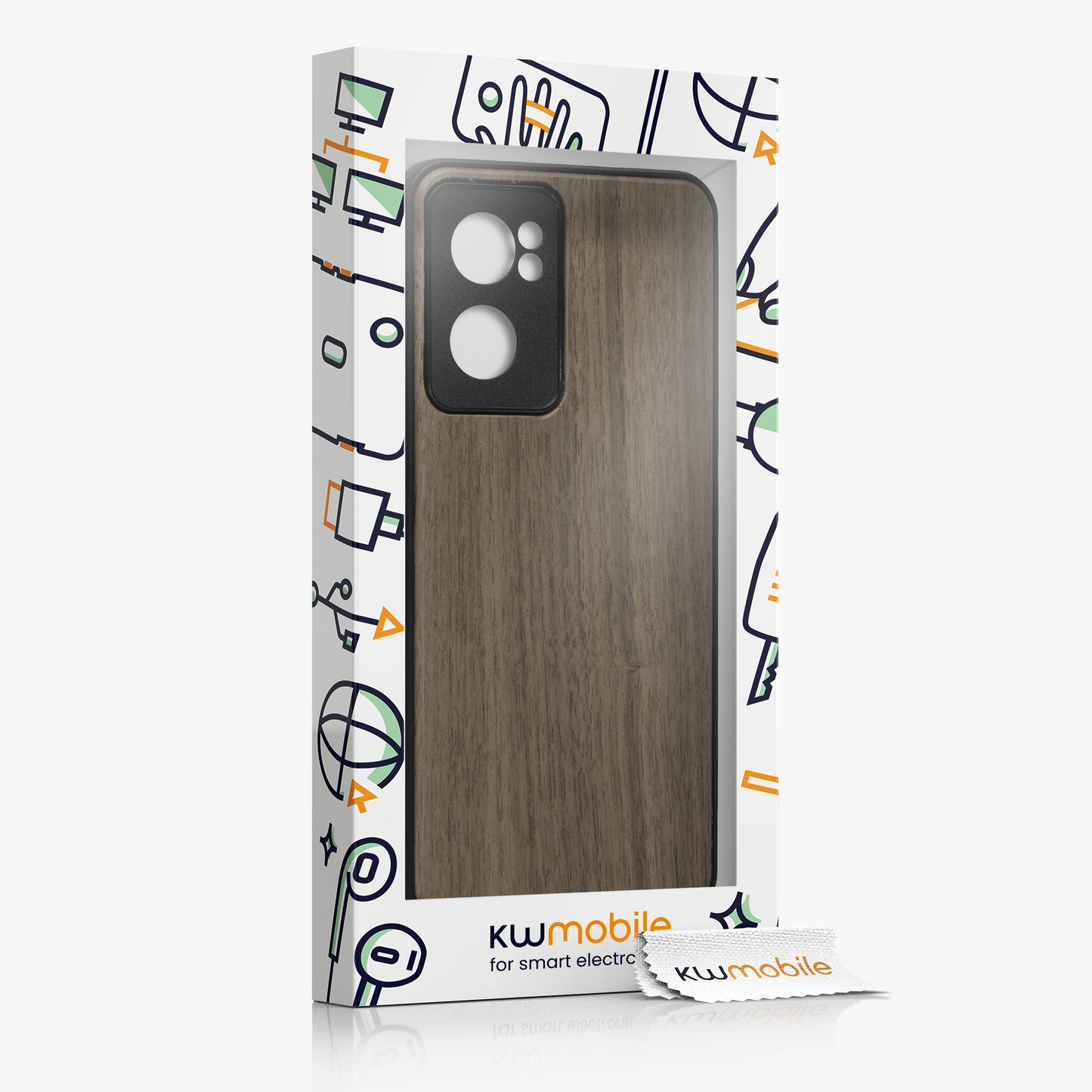 kwmobile Case Compatible with OnePlus Nord CE 2 5G Shockproof Phone Cover TPU Phone Case