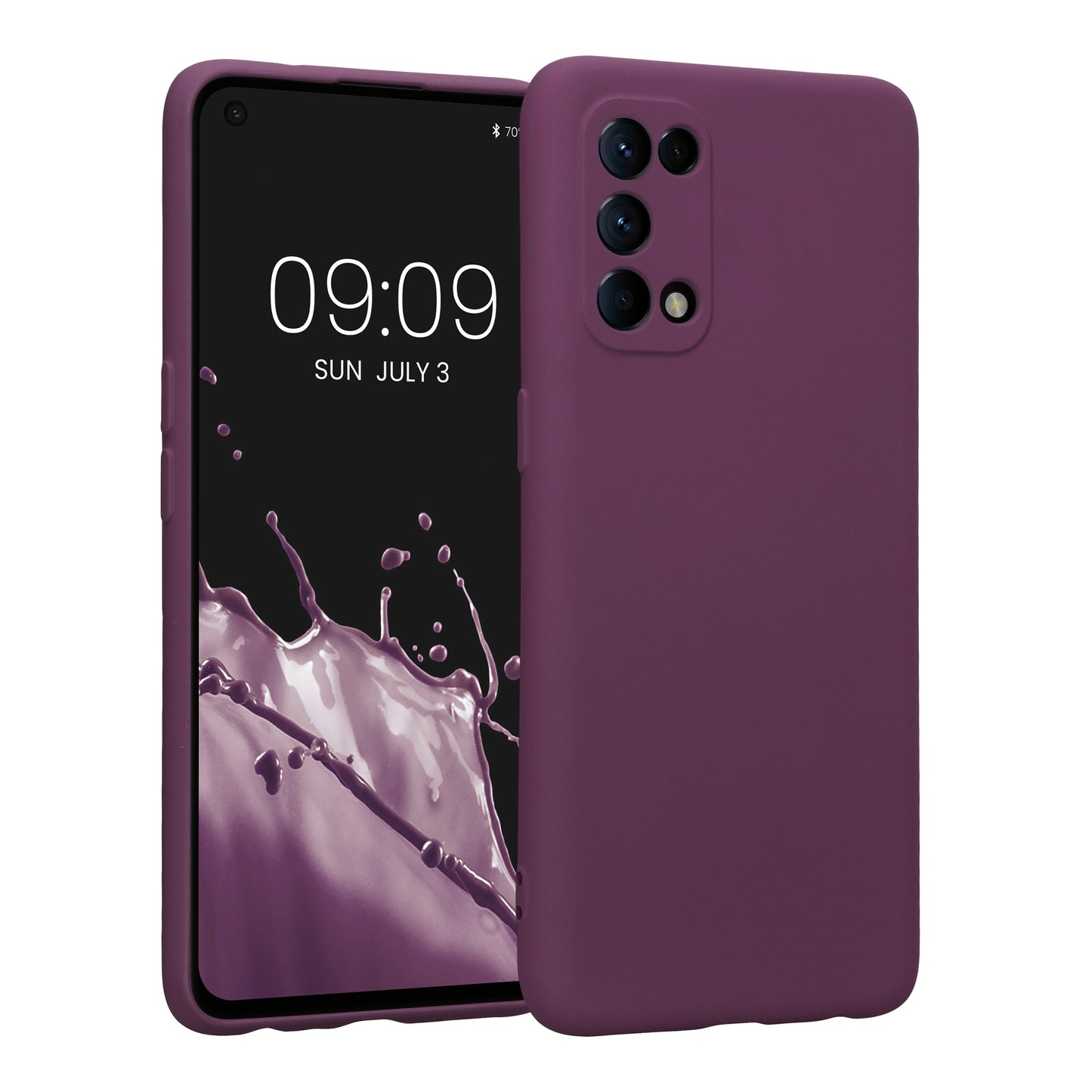 kwmobile Slim Case Compatible with Oppo Find X3 Lite Cover - Silicone Phone Case