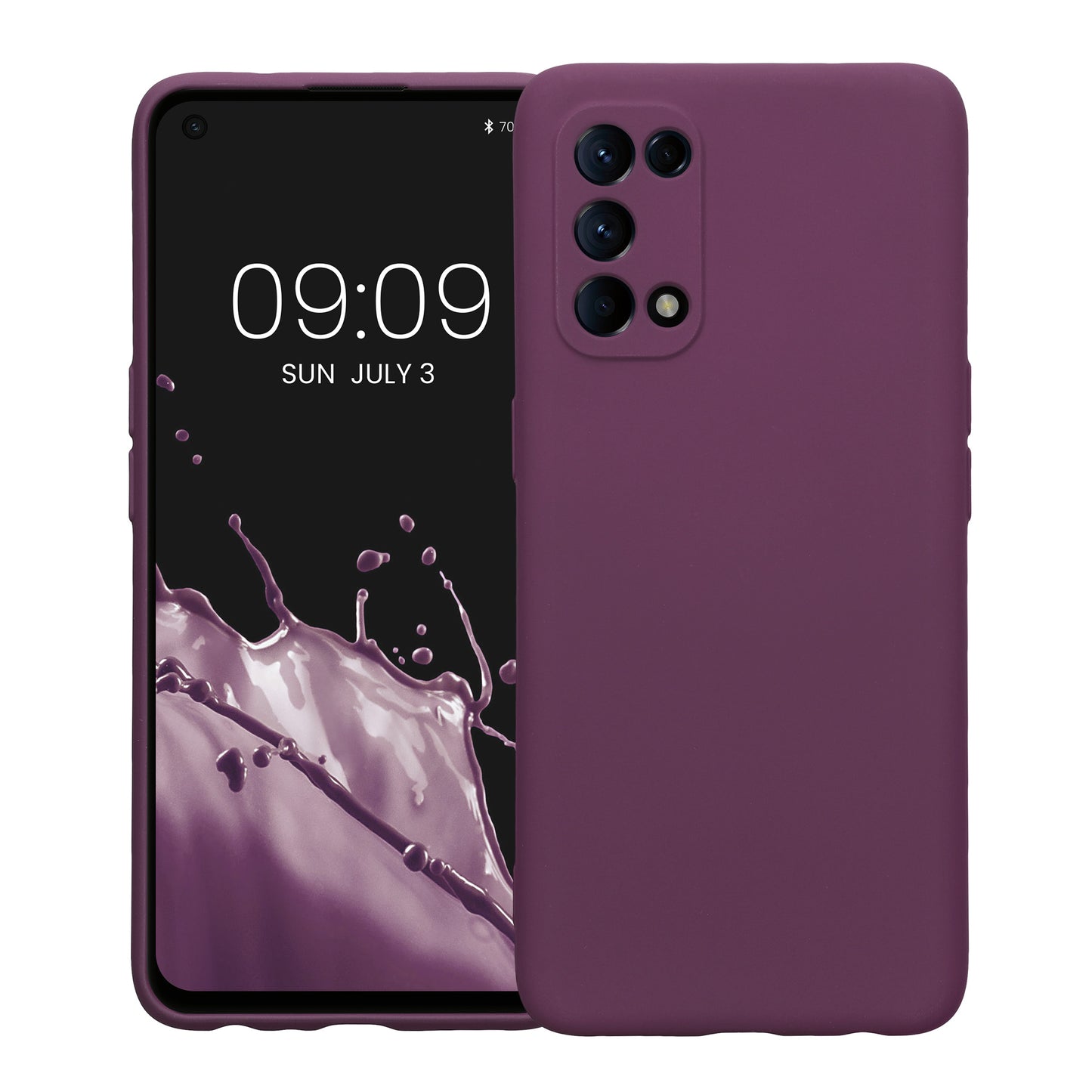 kwmobile Slim Case Compatible with Oppo Find X3 Lite Cover - Silicone Phone Case