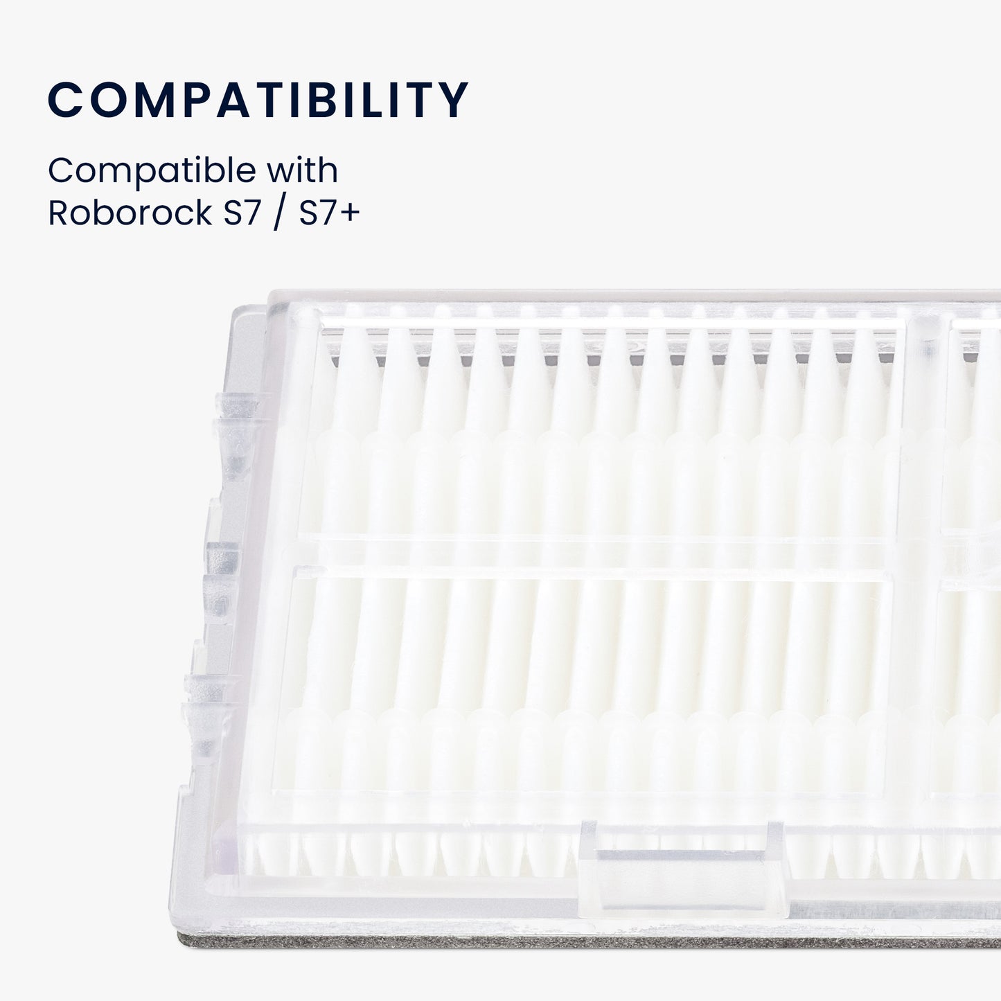 Filter 2-piece set compatible with Roborock S7 S7+ T7S