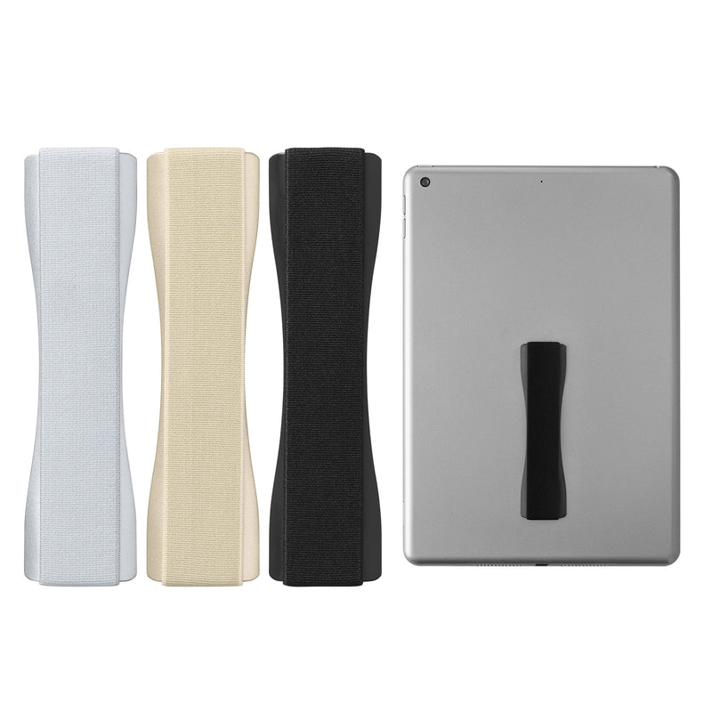 kwmobile Tablet Finger Holder Grip - Self-Adhesive Tablet PC Finger Holder compatible with iPad Samsung Sony Tablets