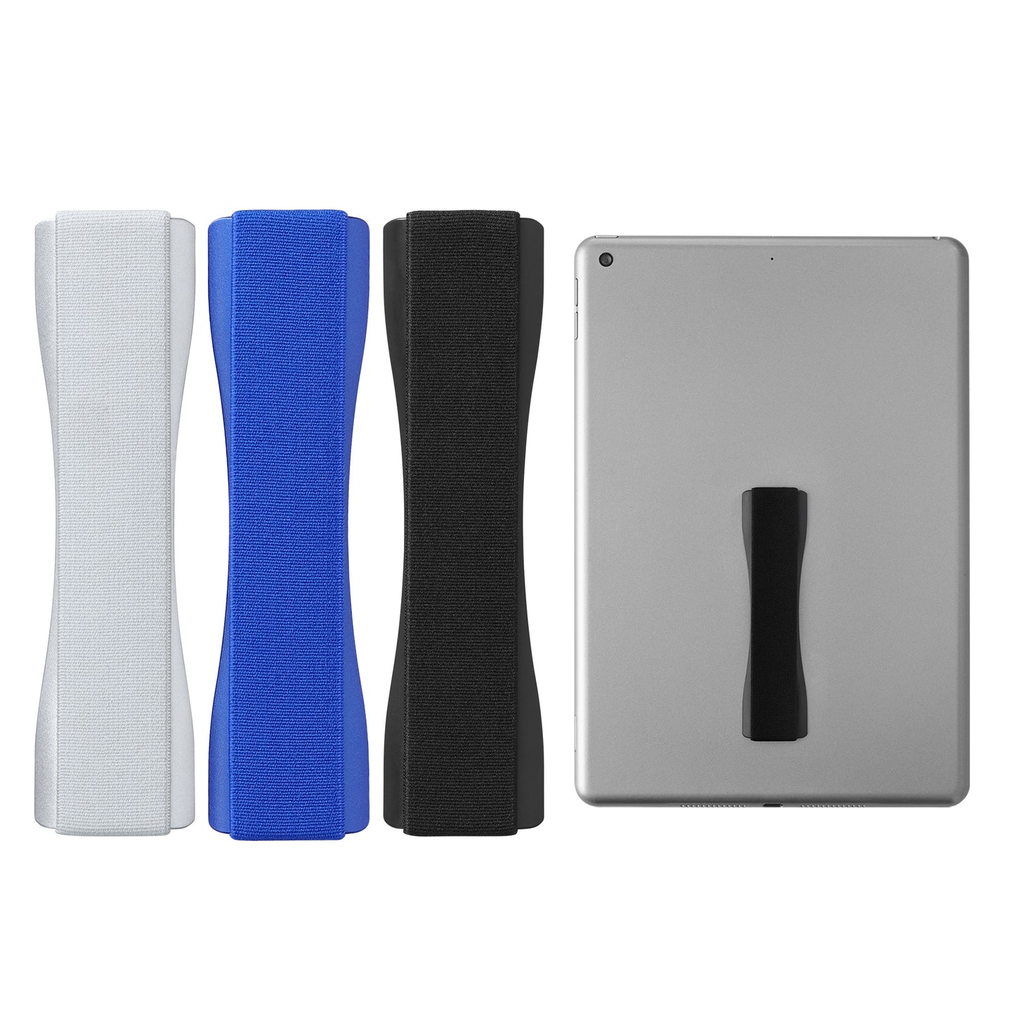 kwmobile Tablet Finger Holder Grip - Self-Adhesive Tablet PC Finger Holder compatible with iPad Samsung Sony Tablets