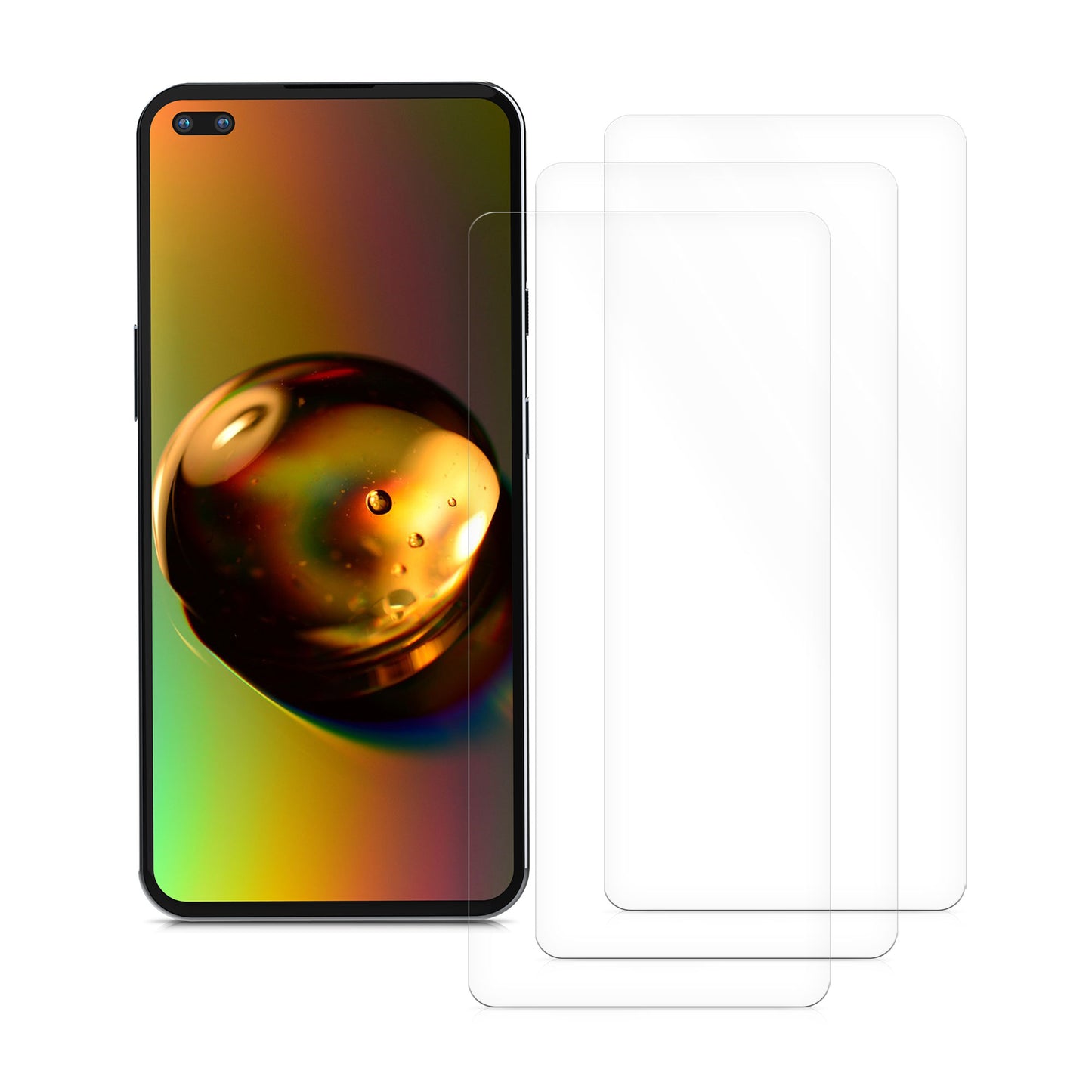 3x Crystal Clear Film for OnePlus Nord