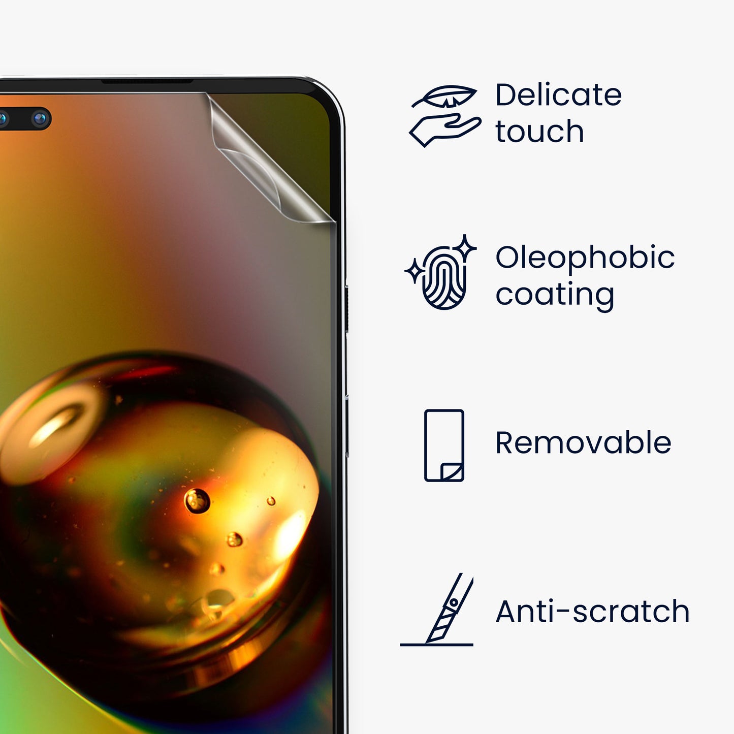 3x Crystal Clear Film for OnePlus Nord