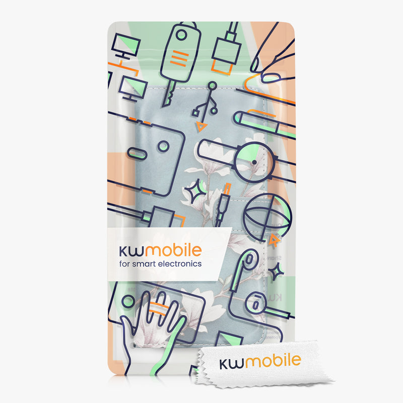 kwmobile Wallet Case Compatible with Xiaomi Mi Max 3 Cover - with Stand and Card Slots