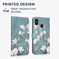 kwmobile Wallet Case Compatible with Xiaomi Mi Max 3 Cover - with Stand and Card Slots