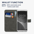 kwmobile Wallet Case Compatible with Xiaomi Mi Max 3 Cover - with Stand and Card Slots