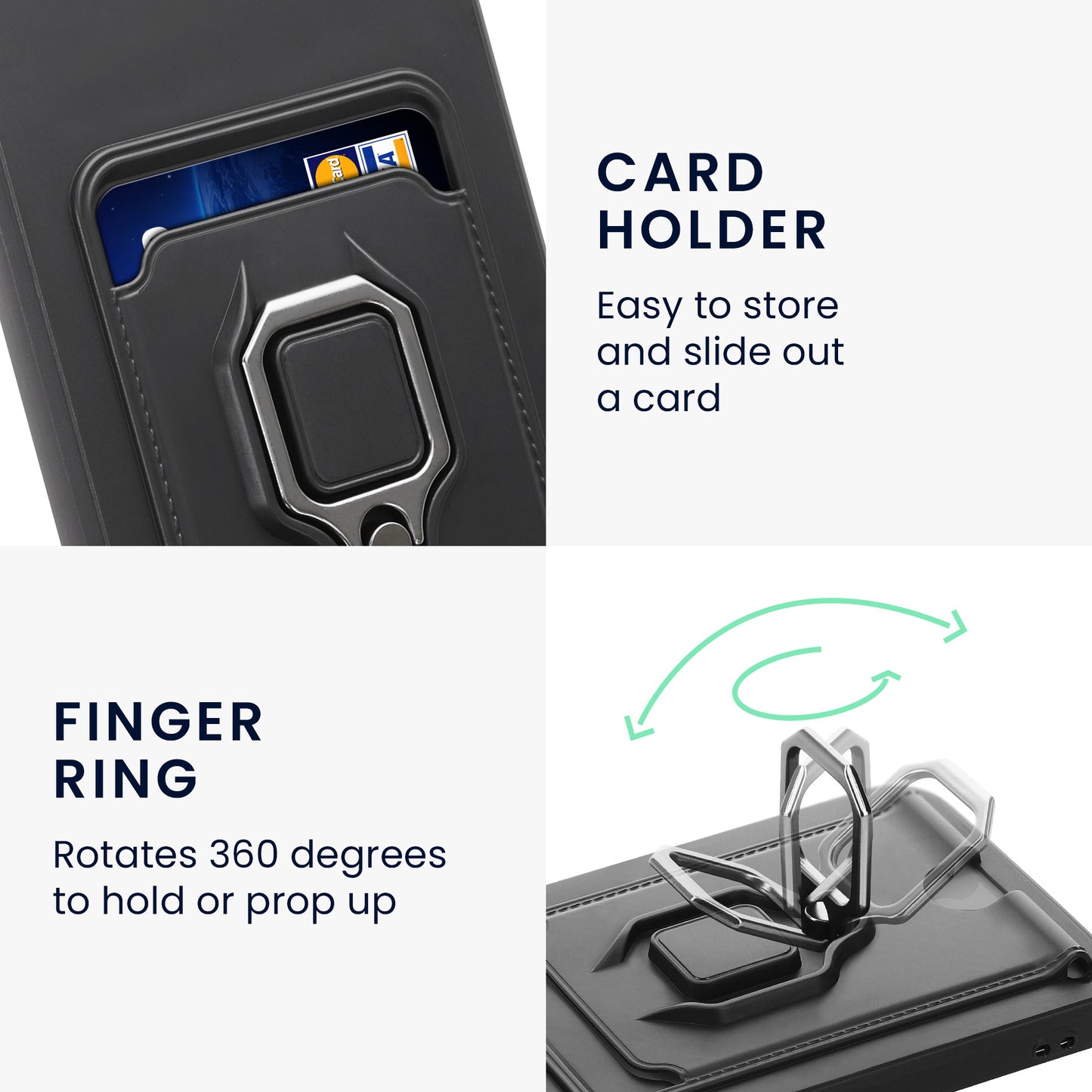 kwmobile Phone Case compatible with Xiaomi 11T / 11T Pro - Soft Case with Camera Protection - Card Slot
