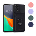 kwmobile Handyhülle kompatibel mit Xiaomi Redmi Note 11 / Note 11S - Softcase mit Kameraschutz - Kartenfach - Moosgrün Moosgrün  