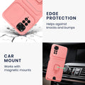 kwmobile Phone Case Compatible with Xiaomi Redmi Note 11 / Note 11S Soft Case with Camera Protection Card Slot