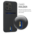 kwmobile Case compatible with Apple iPhone 13 Pro - Phone Cover with Card Slot