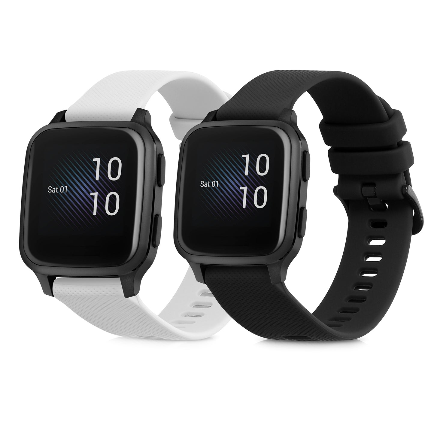 kwmobile Watch Strap for Garmin Venu Sq Music / Sq Strap Fitness Tracker Band Set Replacement Strap Smartwatch