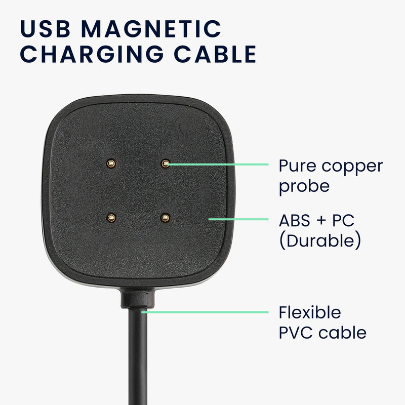Charging Cable for Fitbit Versa 4 / Sense 2 / Versa 3 / Sense