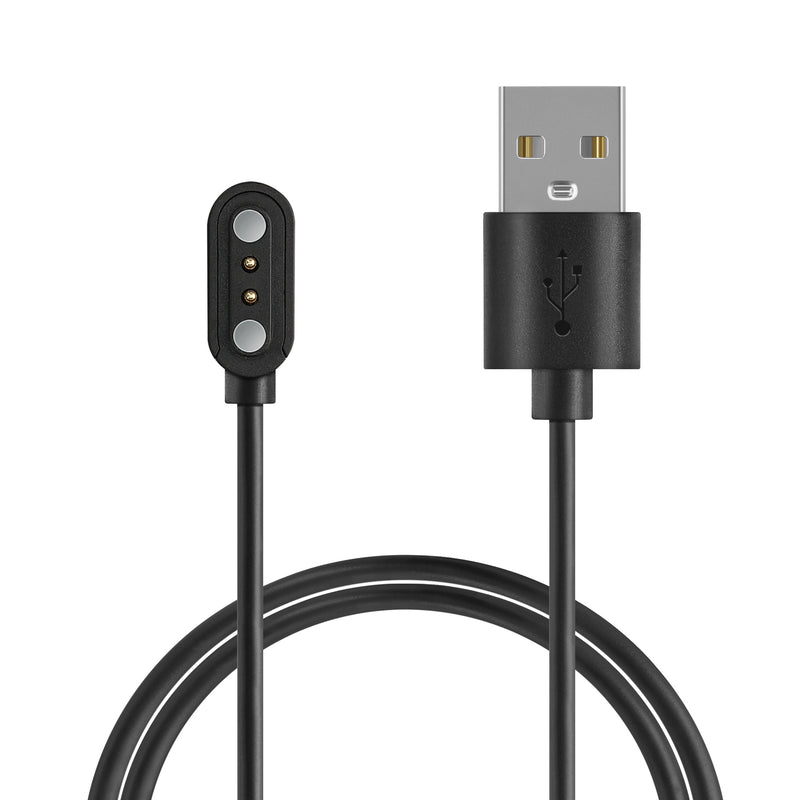 kwmobile USB Cable Charger compatible with Ticwatch GTH / Oppo Watch Free Charging Cable Smartwatch Replacement Cable Fitness Tracker Charging Cable